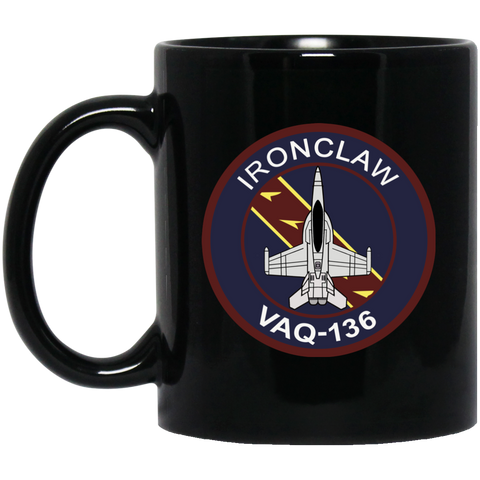 VAQ 136 5 Black Mug - 11oz