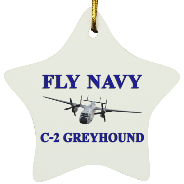 Fly Navy C-2 1 Ornament - Star