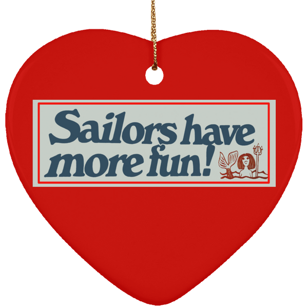 Sailors 1 Ornament - Heart