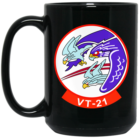 VT 21 1 Black Mug - 15oz