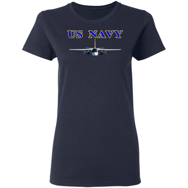 US Navy S-3 2 Ladies' Cotton T-Shirt