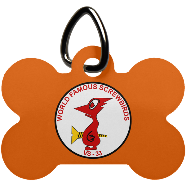 VS 33 3 Pet Tag - Dog Bone