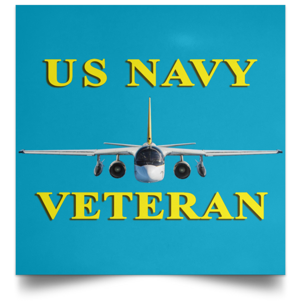 Navy Vet 3 Poster - Square