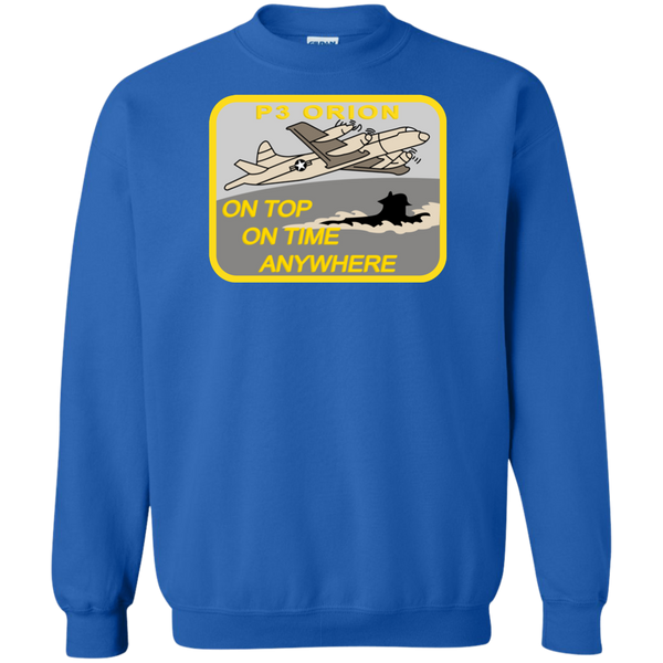 P-3 On Top Crewneck Pullover Sweatshirt