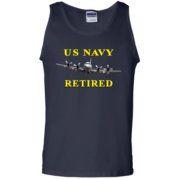 Navy Retired 1 Cotton Tank Top