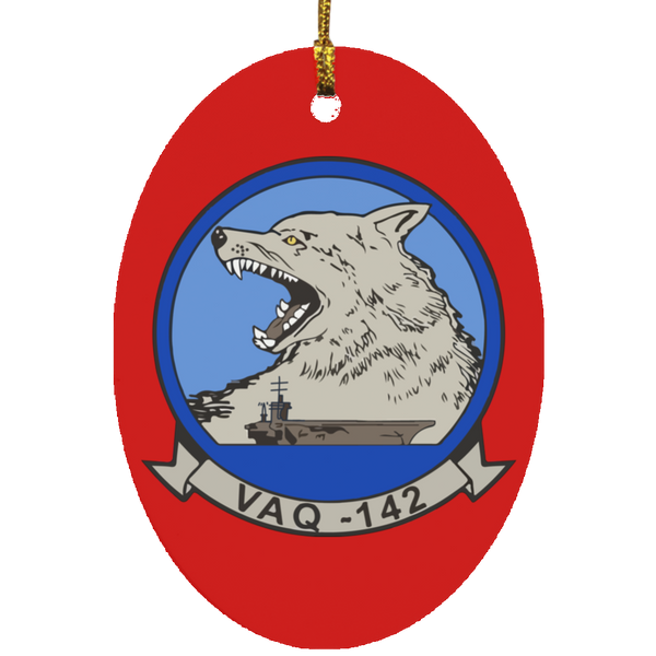 VAQ 142 1 Ornament Ceramic - Oval