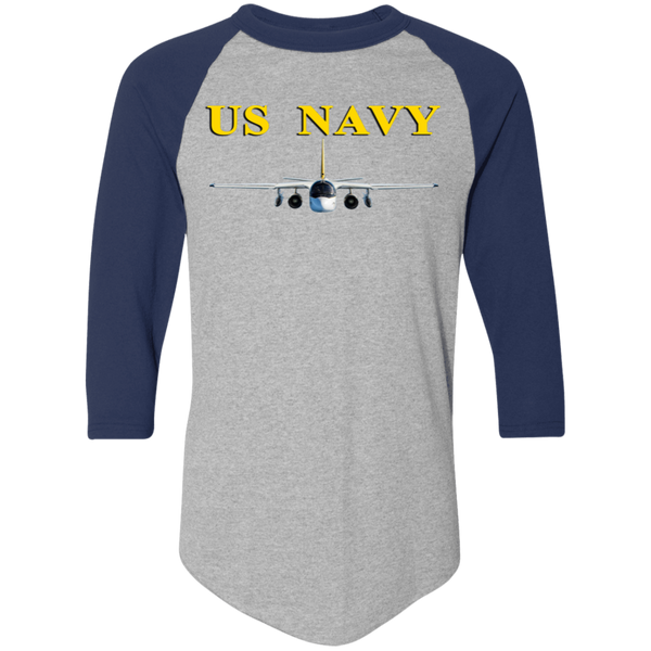 US Navy S-3 4 Colorblock Raglan Jersey