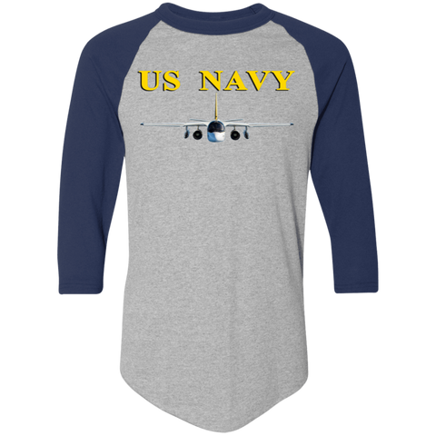 US Navy S-3 4 Colorblock Raglan Jersey