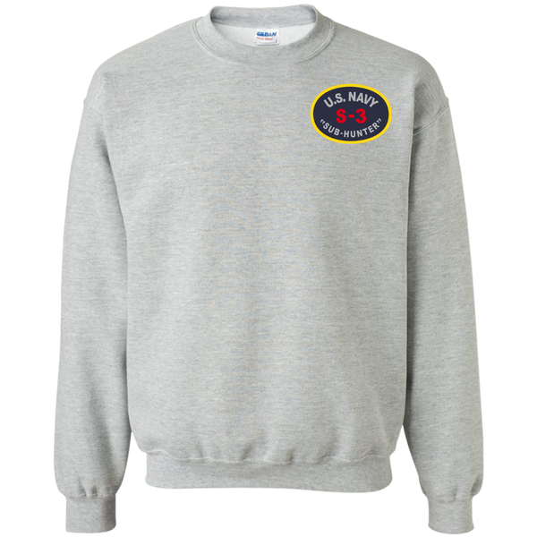 S-3 Sub Hunter 1 Printed Crewneck Pullover Sweatshirt