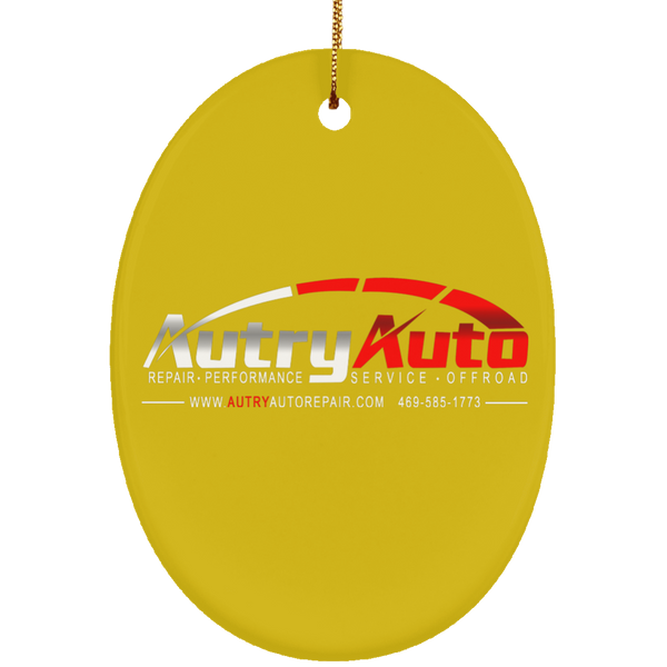 Autry Auto Ornament - Oval