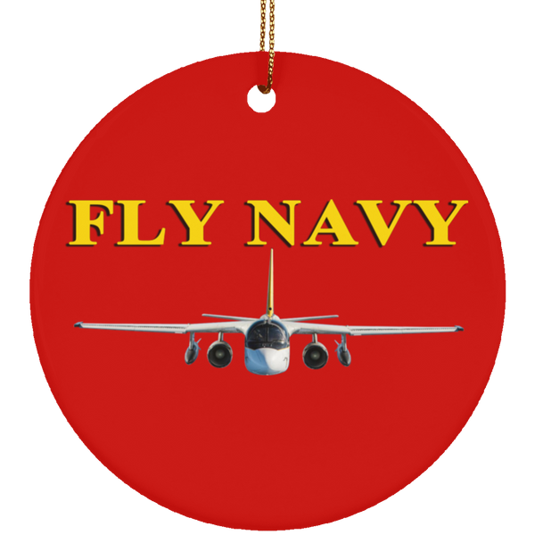 Fly Navy S-3 4 Ornament – Circle