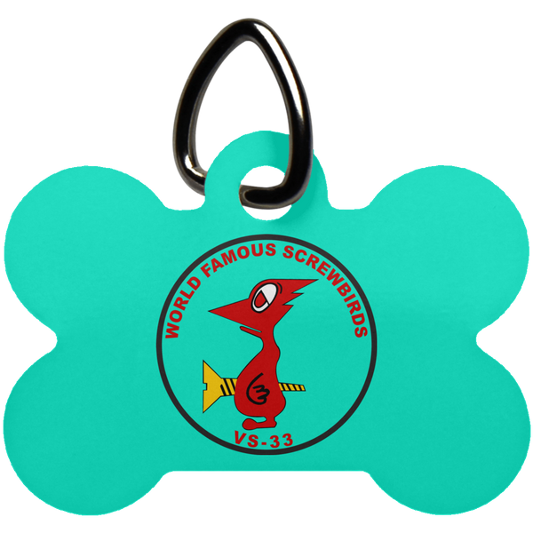 VS 33 4 Pet Tag - Dog Bone