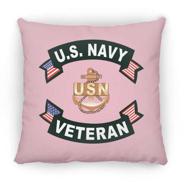 Navy Vet 1 Pillow - Square - 18x18