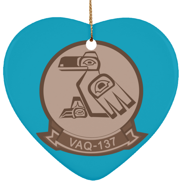 VAQ 137 2 Ornament Ceramic - Heart