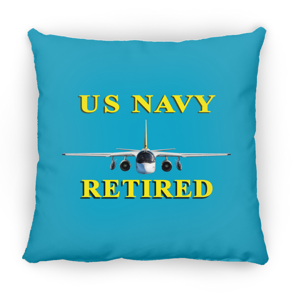 Navy Retired 2 Pillow - Square - 18x18