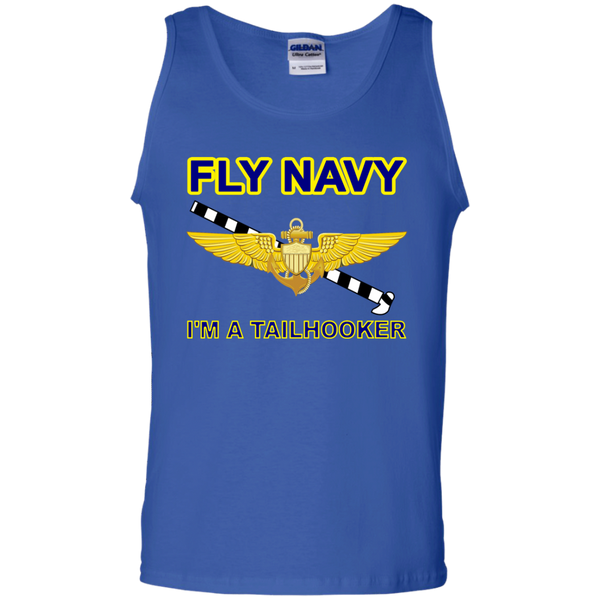 Fly Navy Tailhooker Cotton Tank Top