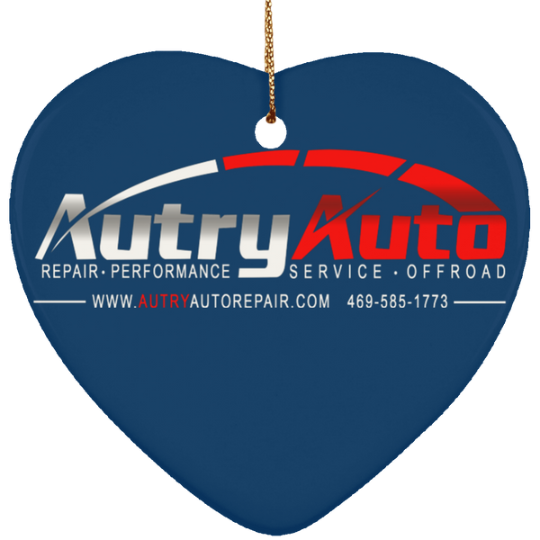 Autry Auto Ornament - Heart