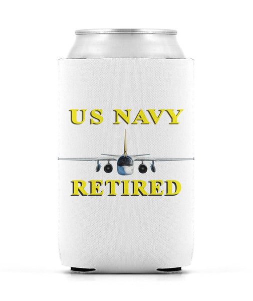 Navy Retired 2 Can Sleeve