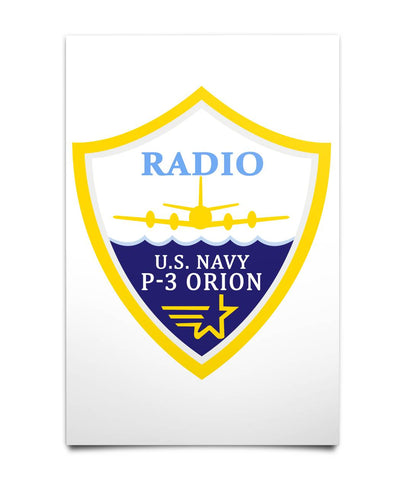 P-3 Orion 3 Radio Poster