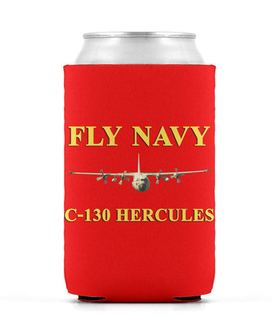 Fly Navy C-130 3 Can Sleeve