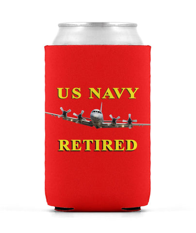 Navy Retired 1 Can Sleeve