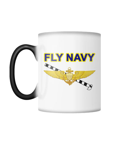 Fly Navy Tailhook Color Changing Mug